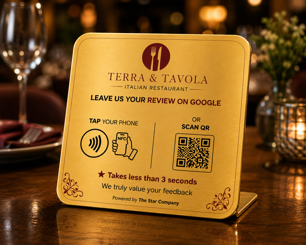 Custom branded plate