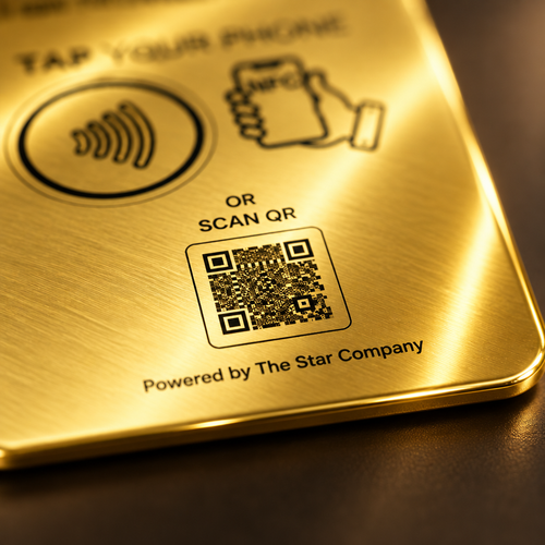 3-Pack — 22K Gold Google Review Card