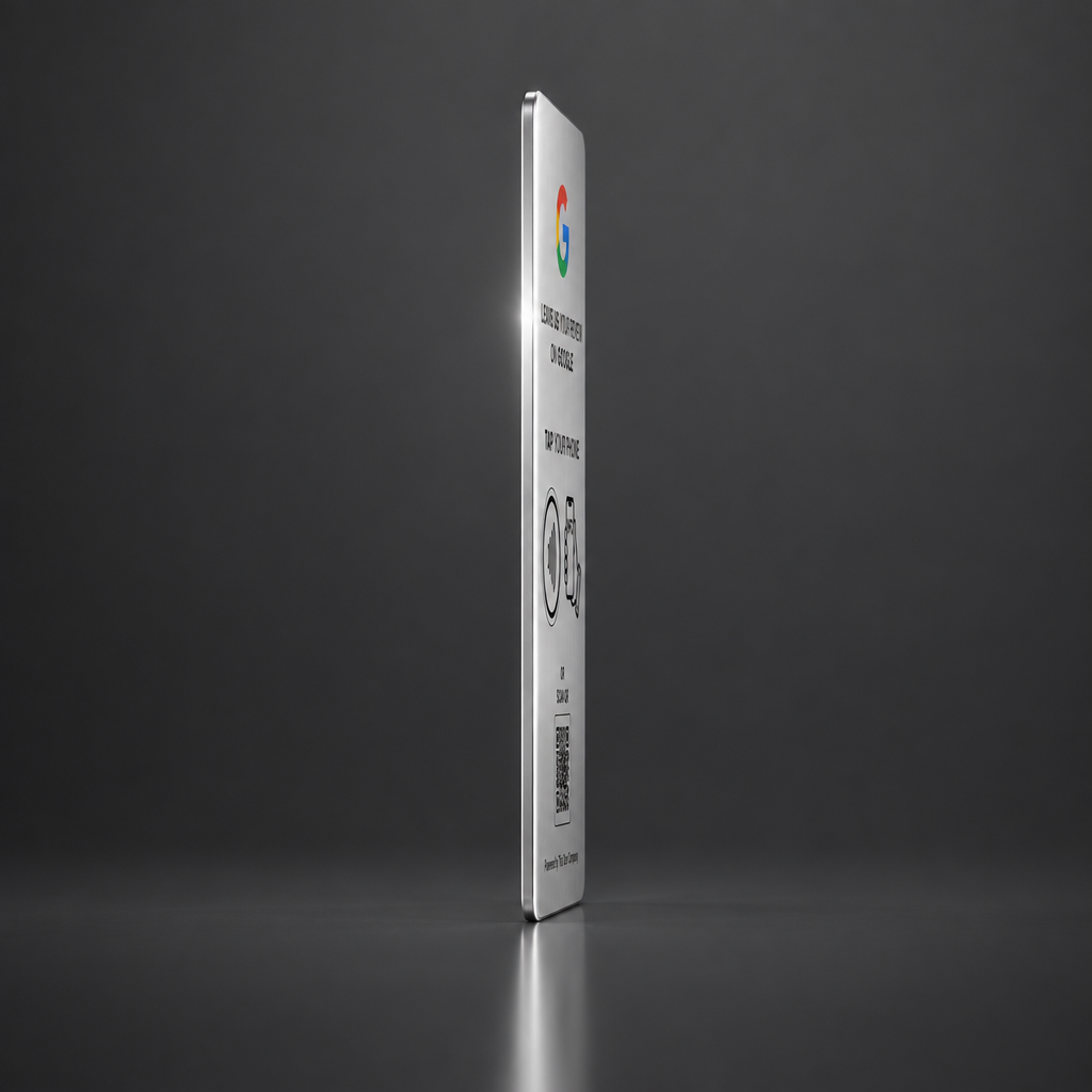 3-Pack — Stainless Steel Google Review Card