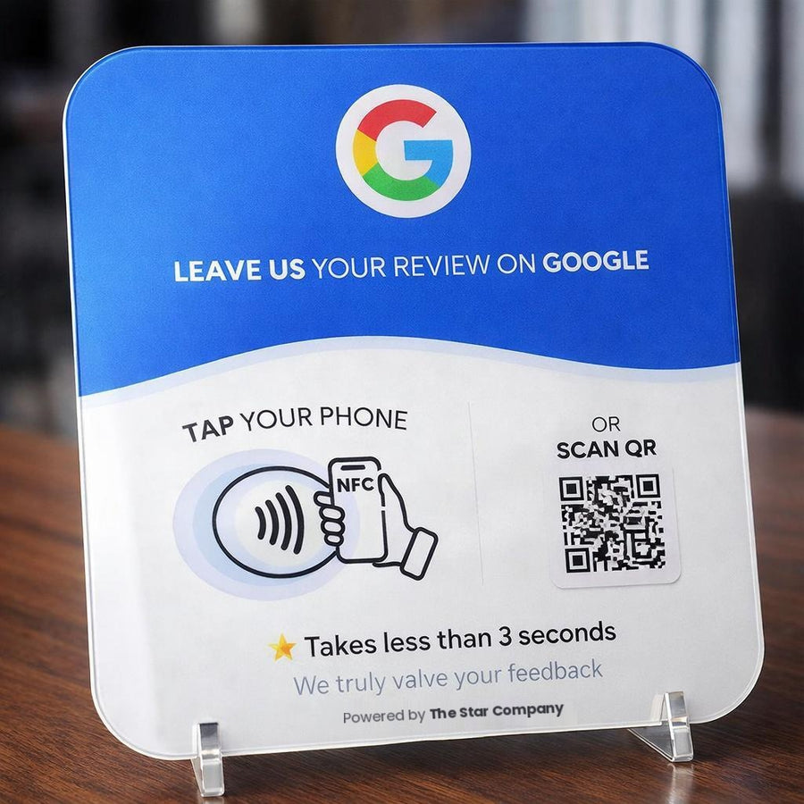 Google Review Plate Acrylic ( Basic )