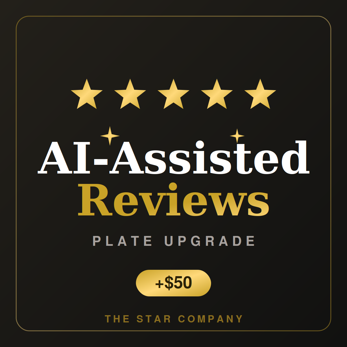 AI-Assisted Reviews — Plate Upgrade by The Star Company