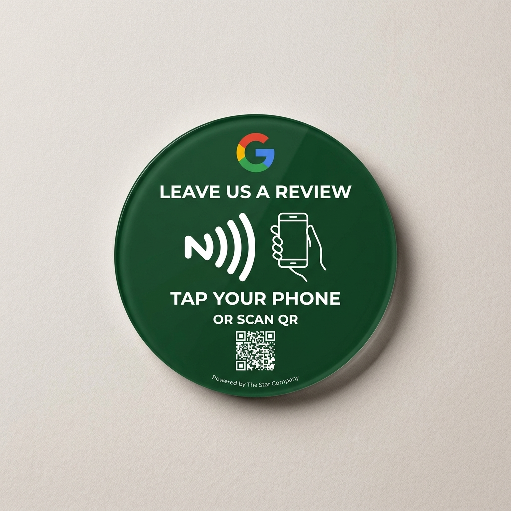 Forest Green Google Review NFC Tag